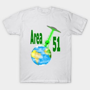 Alien baby 51 area T-Shirt